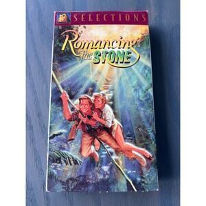 Romancing the Stone Michael Douglas Romance Movie Vintage 1997 VHS Tape Pre-Love
